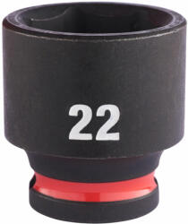 Milwaukee 3/8" gépi dugókulcs 6 lapú, rövid, 22 mm | 4932480279 (4932480279)