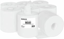  Primasoft papírtörlő tekercsben Maxi - 2 rétegű, fehér, újrahasznosított, 6 tekercs