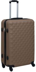 vidaXL barna ABS keményfalú gurulós bőrönd (92428)