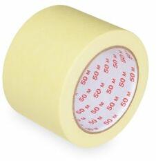 WIMEX Bandă adezivă creponată (PAP/Hot-melt) galbenă 75mm x 50m [1 buc]