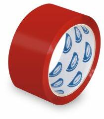 WIMEX Bandă adezivă (PP/Acrilică) roșie 48mm x 66m [1 buc. ]
