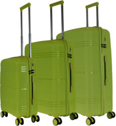 Benzi BZ5749 zöld 4 kerekű 3 részes bőrönd szett (BZ5749-szett-zold)