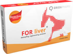 Crida Pharm FOR liver mini rágótabletta 10 kg feletti kutyáknak és macskáknak (30 tabletta)