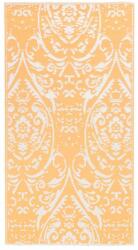 Vidaxl narancssárga-fehér PP kültéri szőnyeg 80 x 150 cm 310460