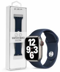 Apple Watch lyukacsos sport szíj - Devia Deluxe Series Sport Band - 38/40/41 mm - sötétkék - akcioswebaruhaz