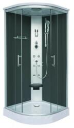 Sanotechnik SCALA hidromasszázs zuhanykabin, fekete (CL96)