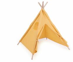  Gyerek sátor Teepee 80x80x95 cm - mustár világos