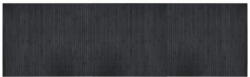 vidaXL négyszögletű szürke bambusz szőnyeg 60 x 200 cm 376718