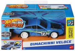 Mattel Hot Wheels: Pull-Back Speeders Dimachinni Veloce hátrahúzható fém kisautó modell (HPR70/HWH35) - jatekwebshop