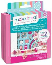 Make It Real Make It Real: Ékszerkészítés, halo charm karkötők pink tárolóban (MIR1708) - jatekwebshop