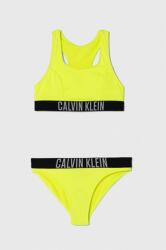 Calvin Klein kétrészes gyerek fürdőruha zöld - sárga 164-176 - answear - 26 990 Ft