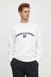 Giorgio Armani pamut melegítőfelső fehér, férfi, nyomott mintás - fehér M - answear - 34 990 Ft