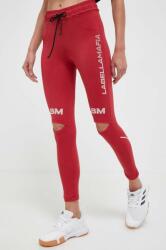 Labellamafia edzős legging Essentials piros, nyomott mintás - piros XS