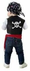 BigBuy Costum Deghizare pentru Copii Pirat (3 Piese) Mărime 7-9 Ani Costum bal mascat copii
