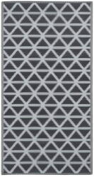  Vidaxl fekete PP kültéri szőnyeg 190 x 290 cm 310419