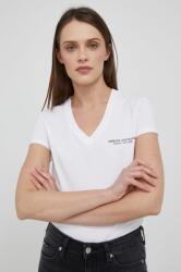 Giorgio Armani pamut póló fehér - fehér XS - answear - 16 990 Ft