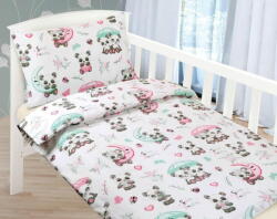  Gyermek ágynemű pamut Agata - 90x135, 45x60 cm - Teddy mackó Panda
