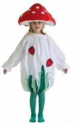BigBuy Costum Deghizare pentru Copii Ciupercă (3 Piese) Mărime 7-9 Ani