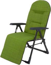 Patio Galaxy Plus összecsukható kerti szék lábtartóval zöld