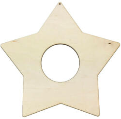Natúr fa - Csillag koszorú 24x25cm (CCR6057)