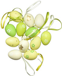Húsvéti tojás 12 db-os (zöld, nyuszi mintával) (CFK8817-A)