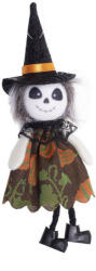  Halloween dekorációs figura (csontváz, barna ruhában) (CFK8372-B)