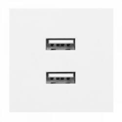 ORNO OR-GM-9010/W/USBX2 NOEN Beépíthető dupla USB dugalj (2, 1A), fehér színben (OR-GM-9010/W/USBX2)