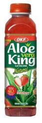 OKF Aloe Vera Ital Eper Ízű, 500ml (OKF) (8809041425917  27/03/2026 (20db) 11/07/2026 (20db))