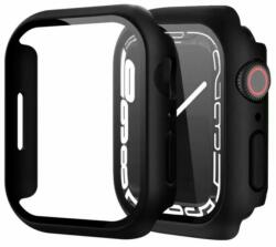 LITO Apple Watch 4/5/6 44mm Lito S+ Glass and Case 2in1 ütésálló edzett üveg és fekete keret