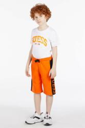 Guess gyerek pamut rövidnadrág narancssárga, állítható derekú - narancssárga 122-125 - answear - 11 290 Ft