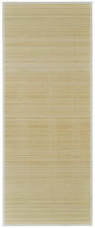vidaXL Négyszögletes natúr bambusz szőnyeg 150 x 200 cm 241335