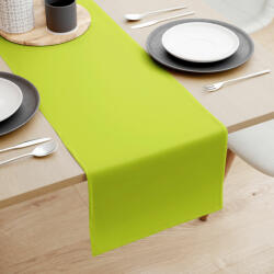 Goldea loneta dekoratív asztali futó - zöld színű 35x160 cm