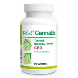 DOLFOS Dolvit tablete de Cannabis cu CBD pentru caini si pisici 90 Tab