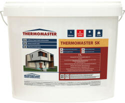 Masterplast Thermomaster szilikon kapart hatású vékonyvakolat, 2mm szemcsméretű ( Fehér ) 25kg (0193-100002501)