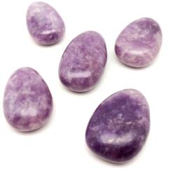 R. M. ékszer Átfúrt Lepidolit csepp medál (020545)