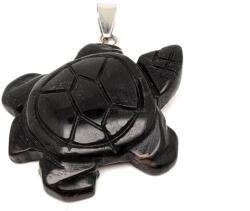 R. M. ékszer Teknős medál ónix 3, 5x3, 5cm (021623)