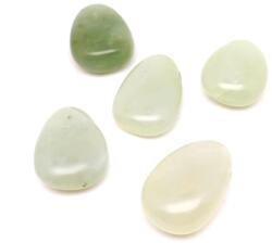 R. M. ékszer Átfúrt Jáde new csepp medál (020535)