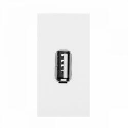 ORNO OR-GM-9010/W/USBDATA Beépíthető USB dugalj (pin), 22, 5x45 mm, fehér színben (OR-GM-9010/W/USBDATA)