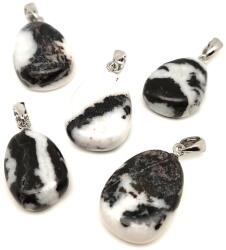 R. M. ékszer 20/25mm Jáspis zebra csepp medál (056589)
