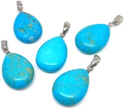 R. M. ékszer Csepp medál magnezit szin kék 18x25mm (021412)