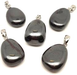 R. M. ékszer 20/25mm Hematit csepp medál (056570)
