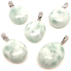 R. M. ékszer 20/25mm Karibi üveg csepp medál (056591)