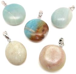 R. M. ékszer 20/25mm Amazonit kínai csepp medál (056590)