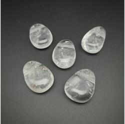 R. M. ékszer Átfúrt Hegyikristály csepp medál 25/30mm (020529)