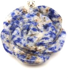 R. M. ékszer Virág medál szodalit spot 3cm (021575)