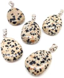 R. M. ékszer Ásvány medálok 20/25mm Jáspis dalmata csepp medál (056530)