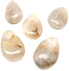 R. M. ékszer Átfúrt Rutilkvarc csepp medál (021657)