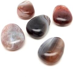 R. M. ékszer Átfúrt Achát Botswana csepp medál A (020510)