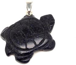 R. M. ékszer Teknős medál goldstone kék 3, 5x3, 5cm (021624)