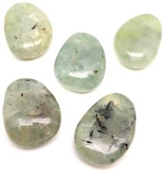 R. M. ékszer Átfúrt Prehnit csepp medál (020551)